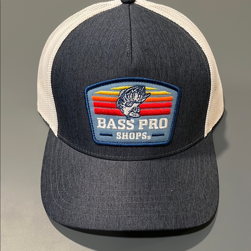 Bass Pro Shops Blue and White Cap